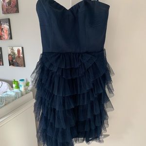 Bcbg navy mini dress